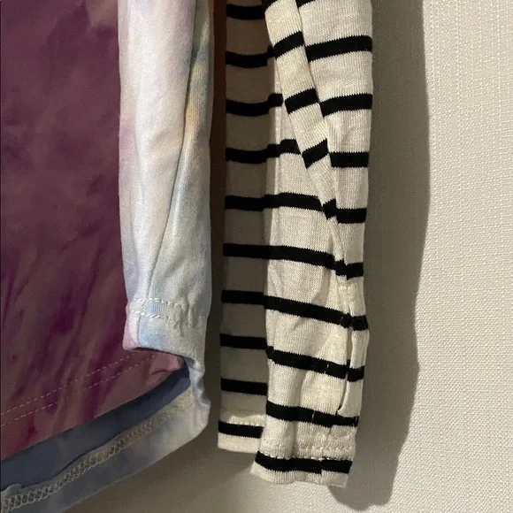 BiBi Multicolor Tie-Dye Hoodie Blouse - Picture 7 of 9